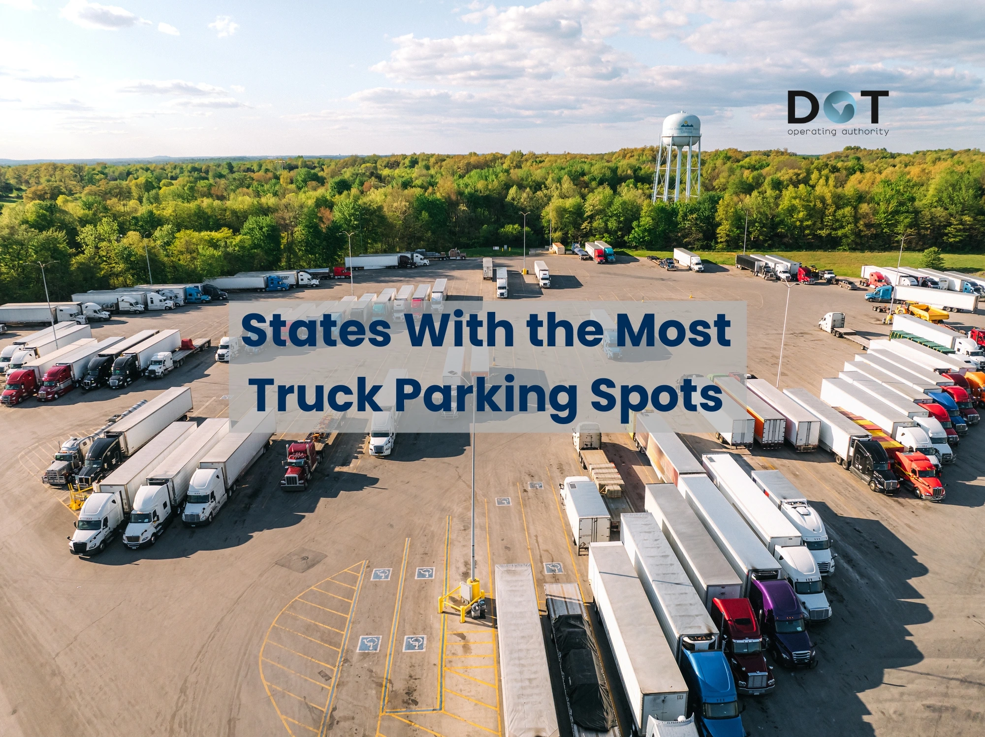 Blog cover photo of truck parking spots