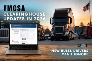 Read more about the article FMCSA Clearinghouse Updates in 2026: New Rules Drivers Can’t Ignore