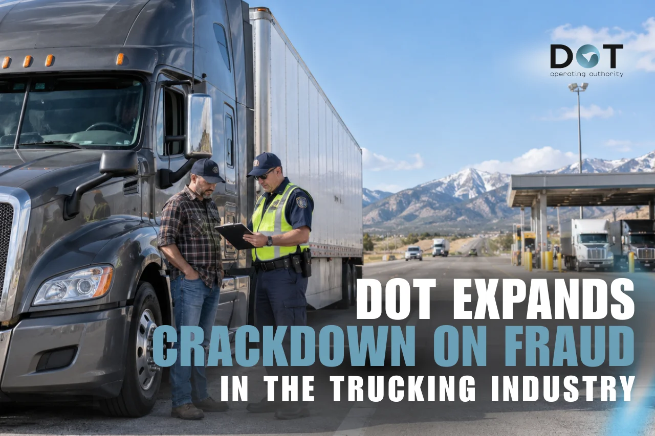 DOT Expands Crackdown on Fraud in the Trucking Industry