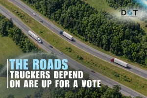 Read more about the article Roads Truckers Depend on Face Transportation Funding Votes in 2026