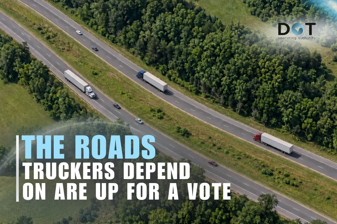 Roads Truckers Depend on Face Transportation Funding Votes in 2026